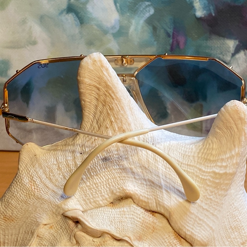 CAZAL Legends Model 905 COL 332 65-12 135mm White Gold Vintage 1980’s Sunglasses - Picture 6 of 17
